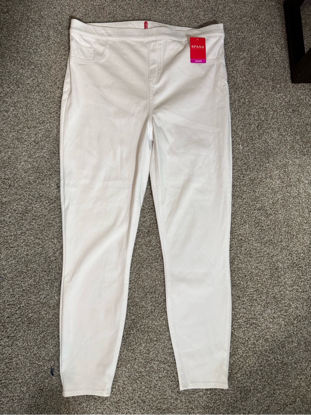 SPANX White Skinny Jeans Jeggings